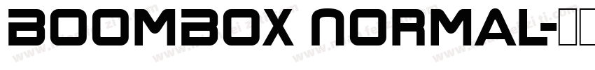BoomBox Normal字体转换